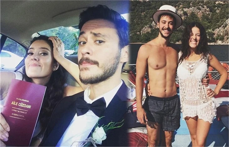Pelin Akil ve Anıl Altan balayı tatilinde