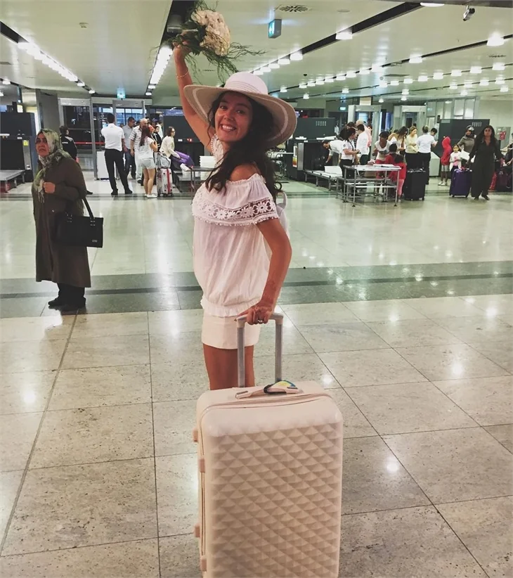 Pelin Akil ve Anıl Altan balayı tatilinde