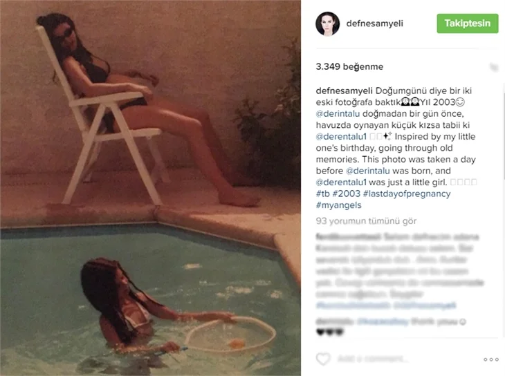 Defne Samyeli'den olay yaratan paylaşım