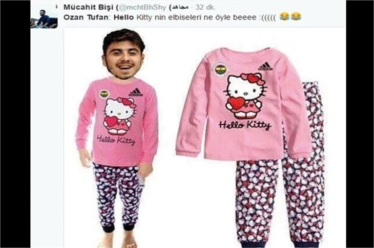 Hello Kitty Fenerbahçe'ye sponsor oldu sosyal medya yıkıldı!