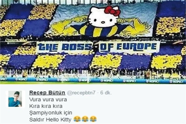 Hello Kitty Fenerbahçe'ye sponsor oldu sosyal medya yıkıldı!