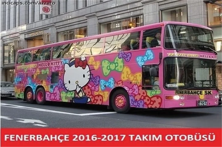 Hello Kitty Fenerbahçe'ye sponsor oldu sosyal medya yıkıldı!