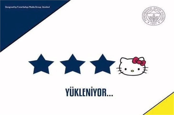 Hello Kitty Fenerbahçe'ye sponsor oldu sosyal medya yıkıldı!