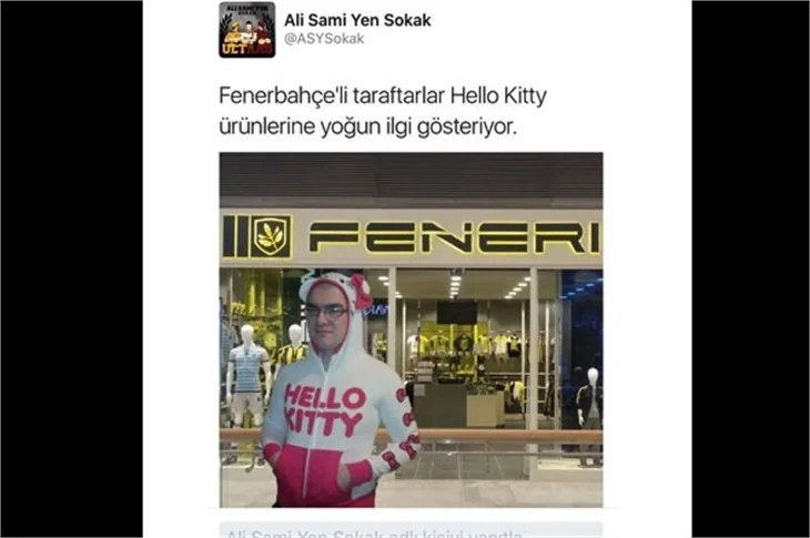 Hello Kitty Fenerbahçe'ye sponsor oldu sosyal medya yıkıldı!