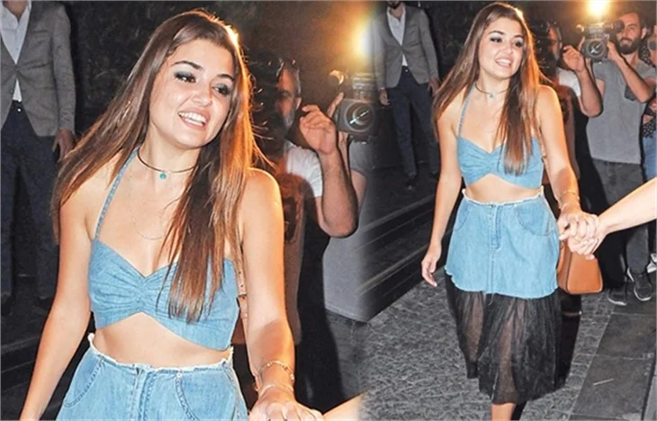 Hande Erçel tarzıyla şaşırttı