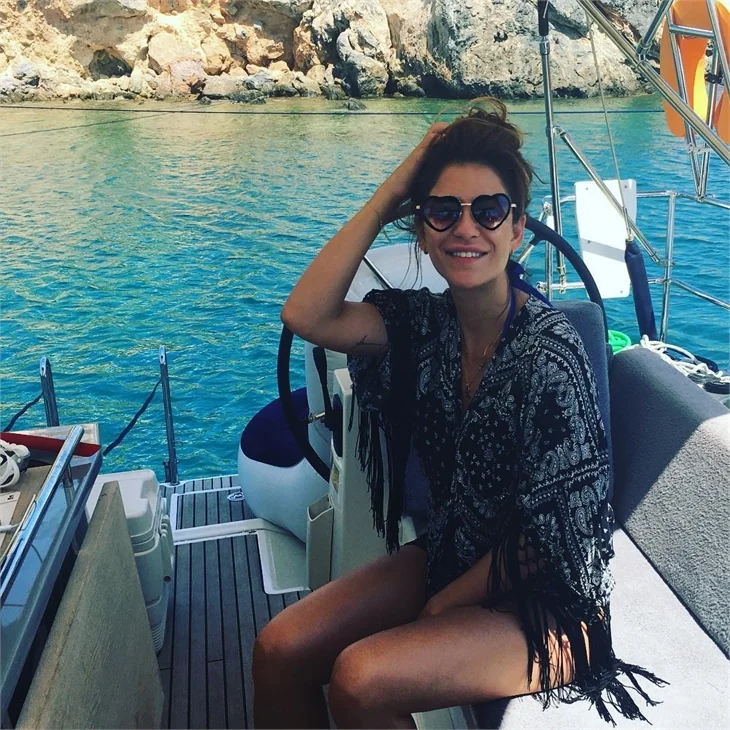 Yağmur Ünal’ın tatil keyfi