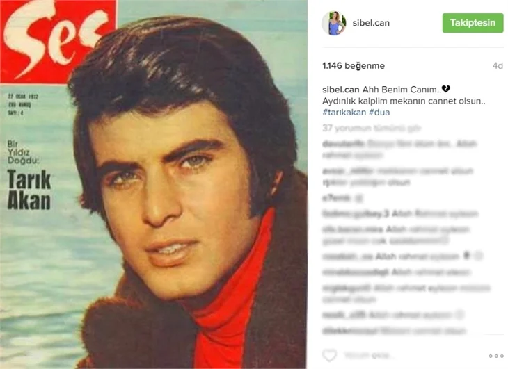 Ünlülerden Tarık Akan'a veda mesajları..