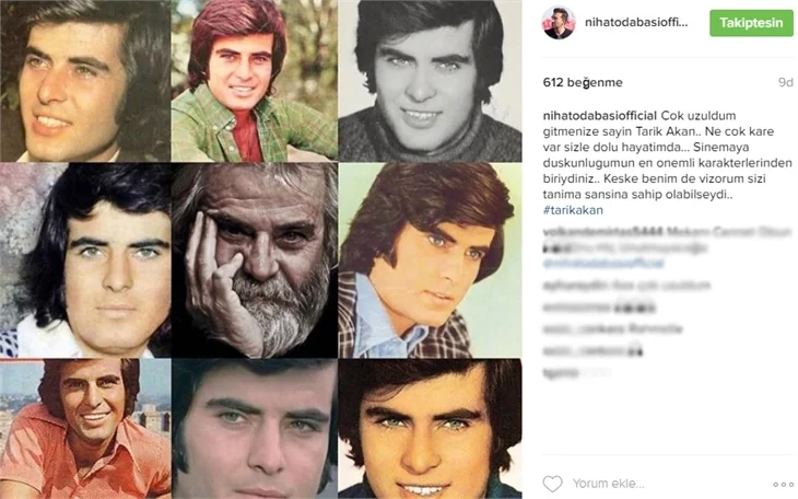 Ünlülerden Tarık Akan'a veda mesajları..