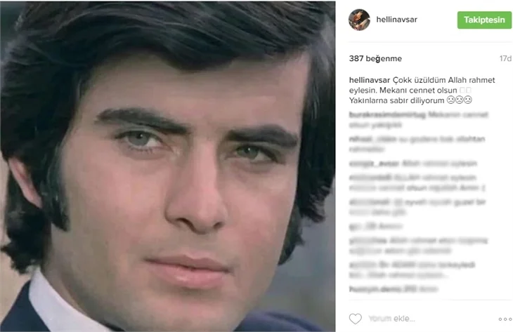 Ünlülerden Tarık Akan'a veda mesajları..