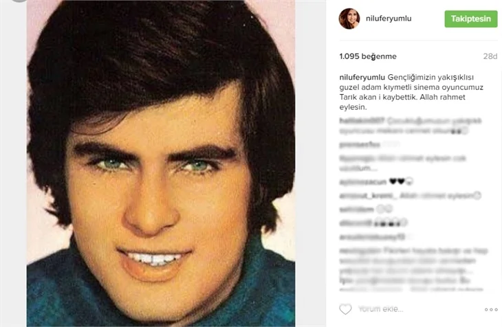 Ünlülerden Tarık Akan'a veda mesajları..