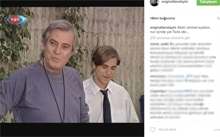 Ünlülerden Tarık Akan'a veda mesajları..