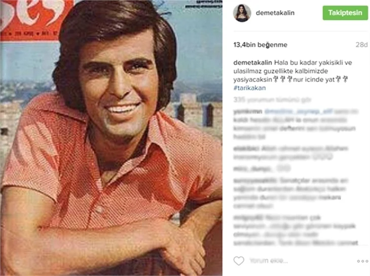 Ünlülerden Tarık Akan'a veda mesajları..