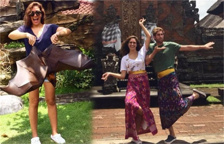 Özge Borak ve sevgilisi Berkay Tahmaz'ın Bali tatili!