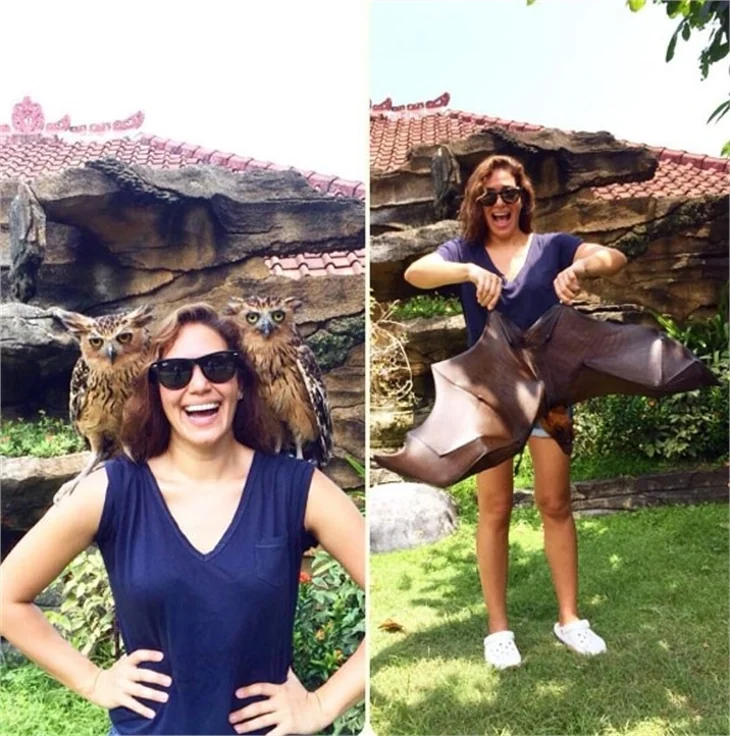 Özge Borak ve sevgilisi Berkay Tahmaz'ın Bali tatili!