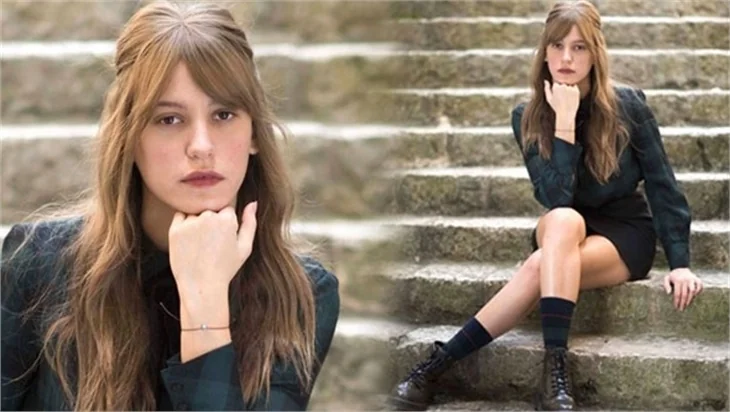 Serenay Sarıkaya okul yıllarına döndü