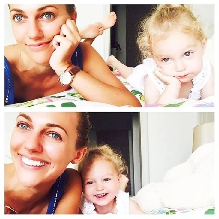 İşte Meryem Uzerli ve kızı Lara...