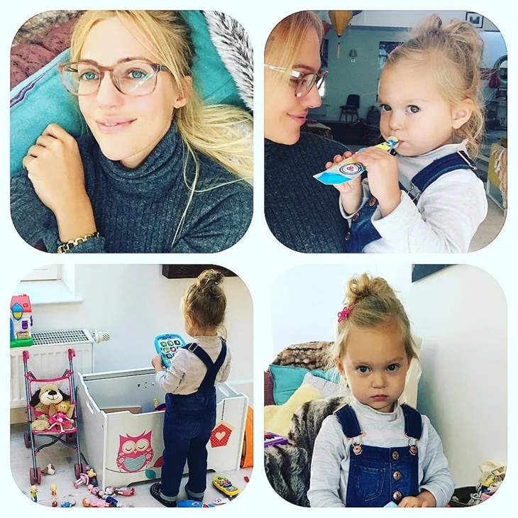 İşte Meryem Uzerli ve kızı Lara...