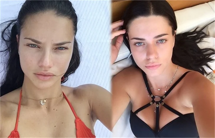 Adriana Lima'nın ikizi Türkiye'de ortaya çıktı!