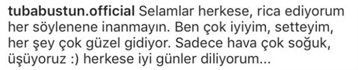 Tuba Büyüküstün'den 'Ağlatan telefon' açıklaması!