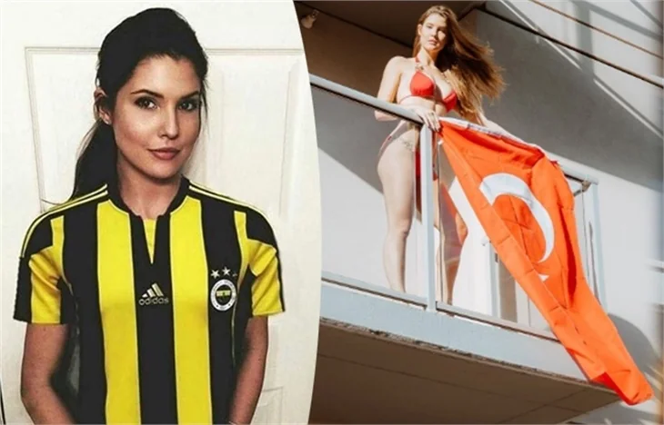 Amanda Cerny, Fenerbahçe formasını giydi!