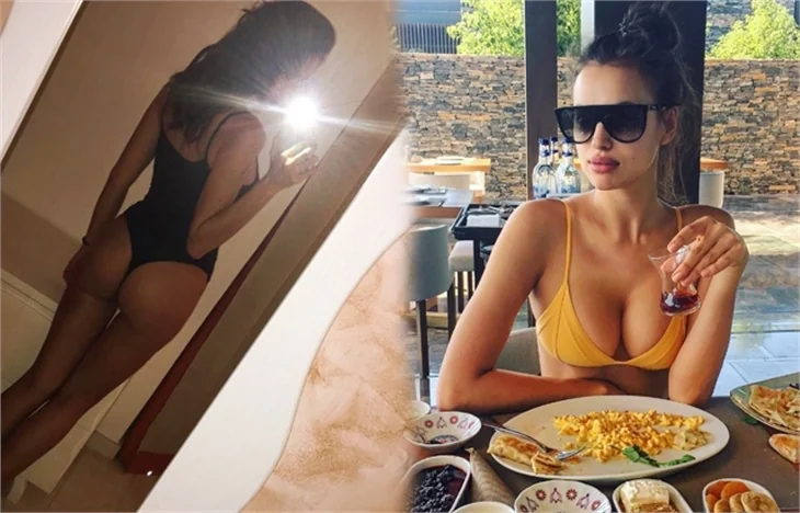 Irina Shayk'ın çay keyfi!