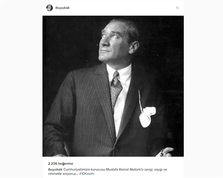 Ünlüler 10 Kasım'da Atatürk'ü saygı ve özlemle andı!