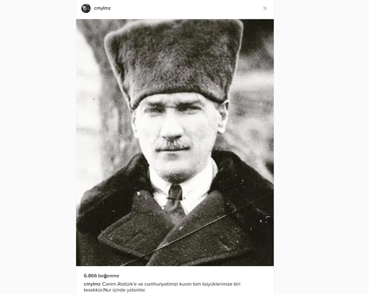 Ünlüler 10 Kasım'da Atatürk'ü saygı ve özlemle andı!