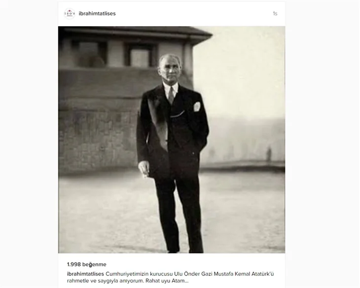 Ünlüler 10 Kasım'da Atatürk'ü saygı ve özlemle andı!