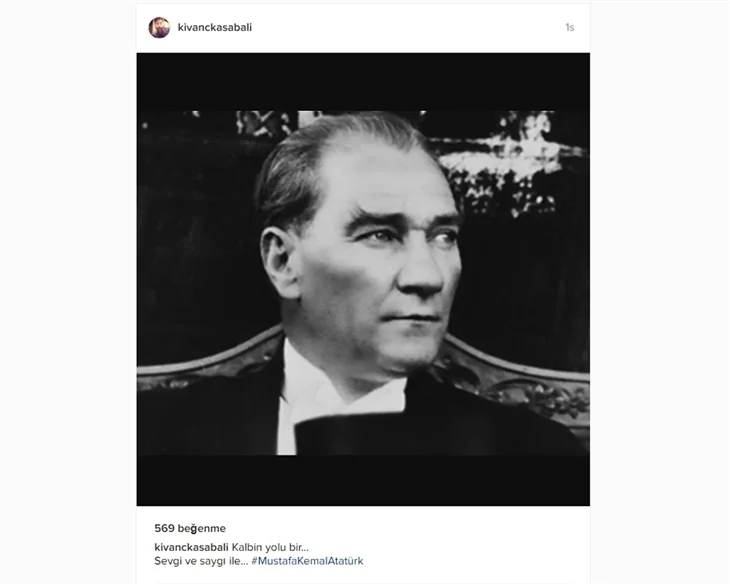 Ünlüler 10 Kasım'da Atatürk'ü saygı ve özlemle andı!