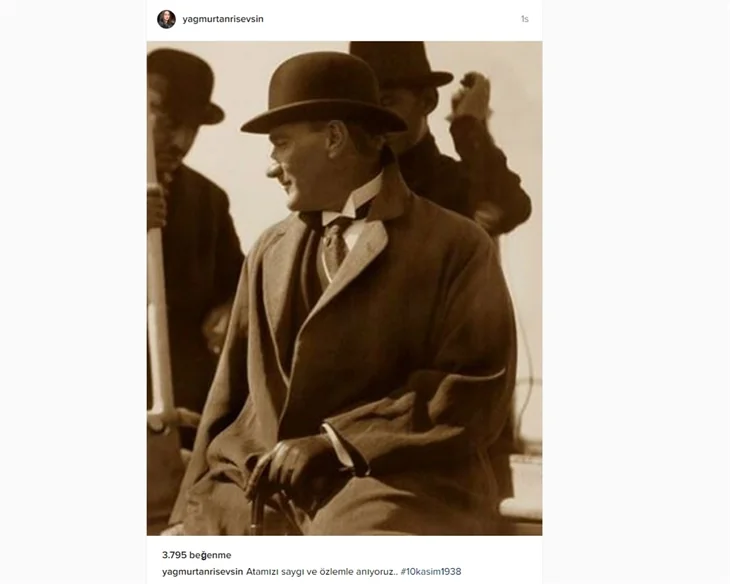 Ünlüler 10 Kasım'da Atatürk'ü saygı ve özlemle andı!