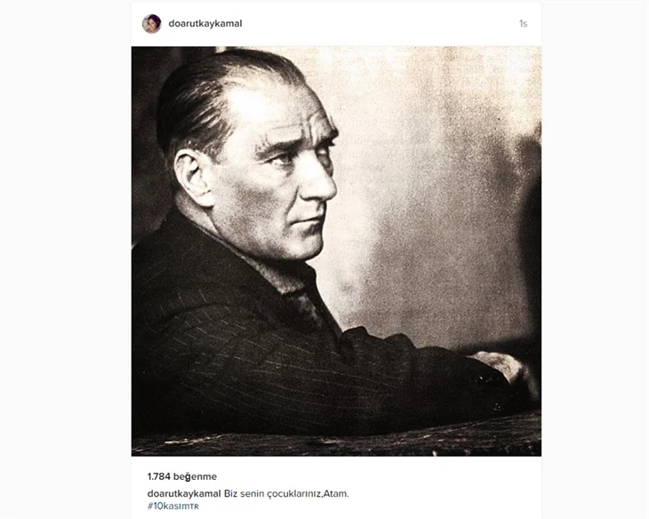 Ünlüler 10 Kasım'da Atatürk'ü saygı ve özlemle andı!