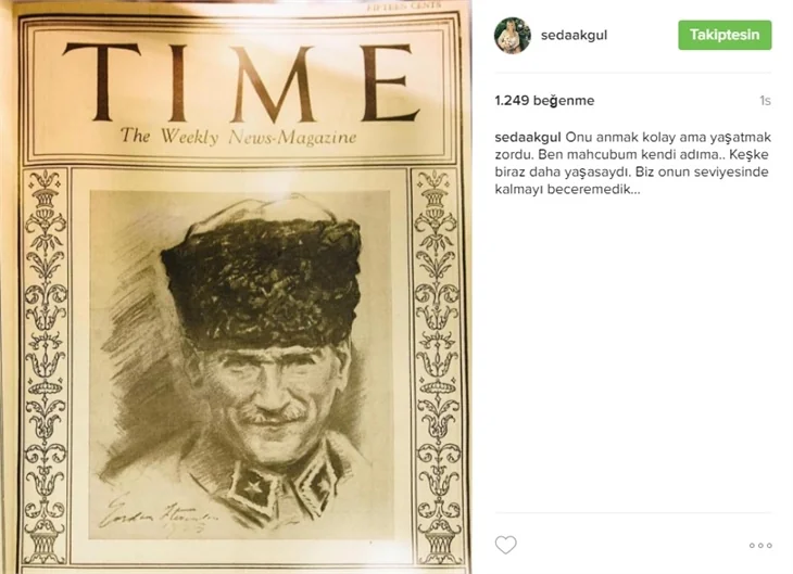 Ünlüler 10 Kasım'da Atatürk'ü saygı ve özlemle andı!