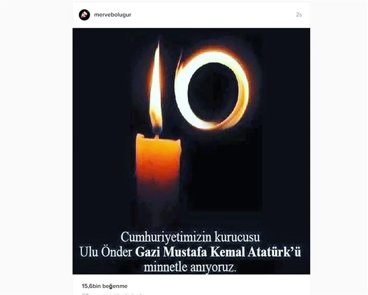 Ünlüler 10 Kasım'da Atatürk'ü saygı ve özlemle andı!