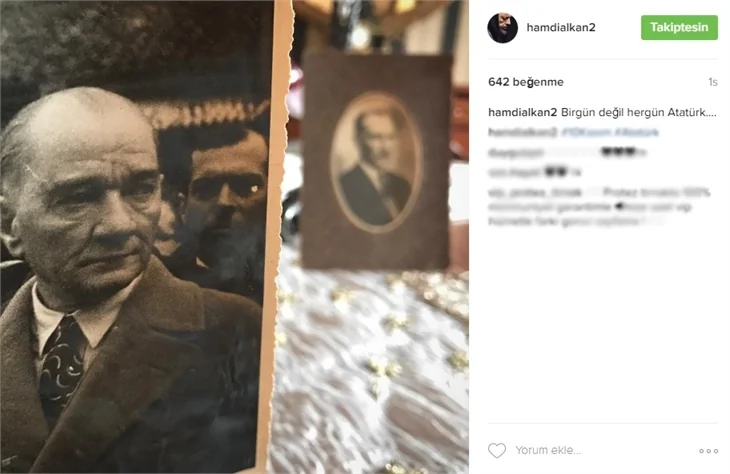 Ünlüler 10 Kasım'da Atatürk'ü saygı ve özlemle andı!