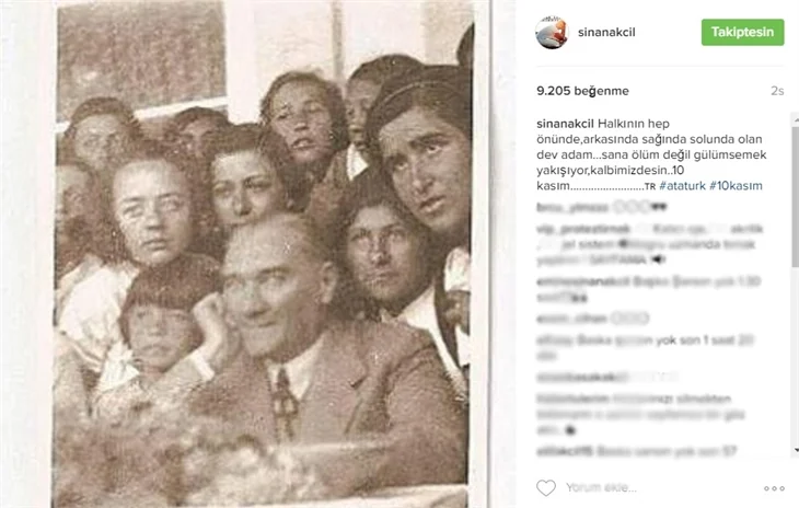 Ünlüler 10 Kasım'da Atatürk'ü saygı ve özlemle andı!