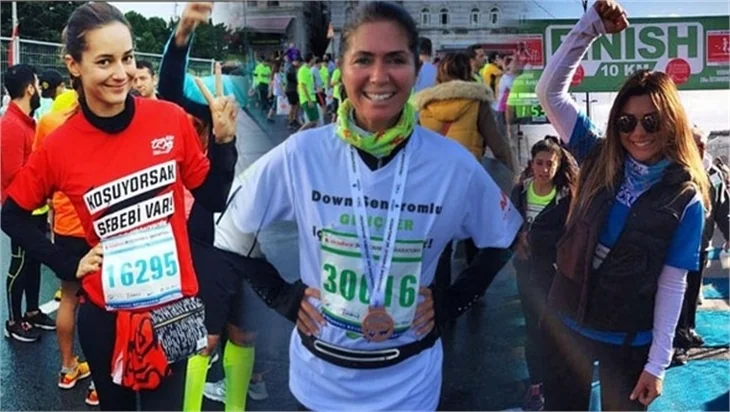 Ünlüler 38. İstanbul Maratonu'nda..