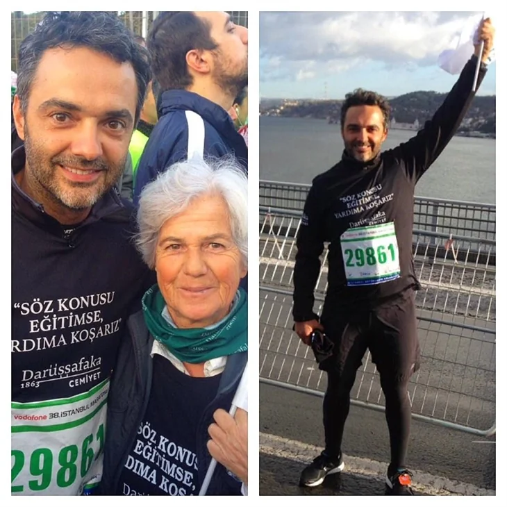 Ünlüler 38. İstanbul Maratonu'nda..