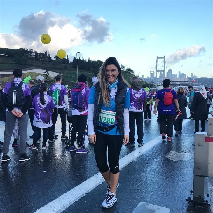 Ünlüler 38. İstanbul Maratonu'nda..