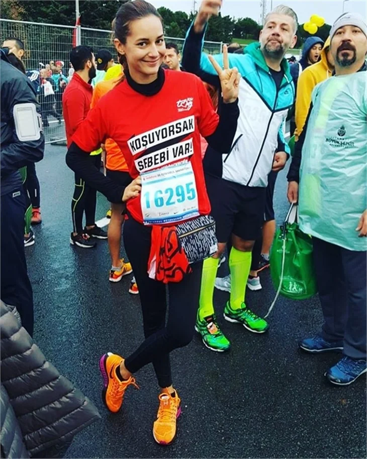 Ünlüler 38. İstanbul Maratonu'nda..
