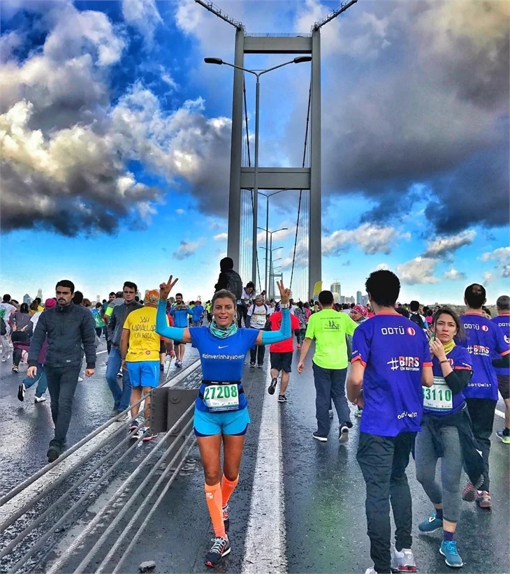 Ünlüler 38. İstanbul Maratonu'nda..