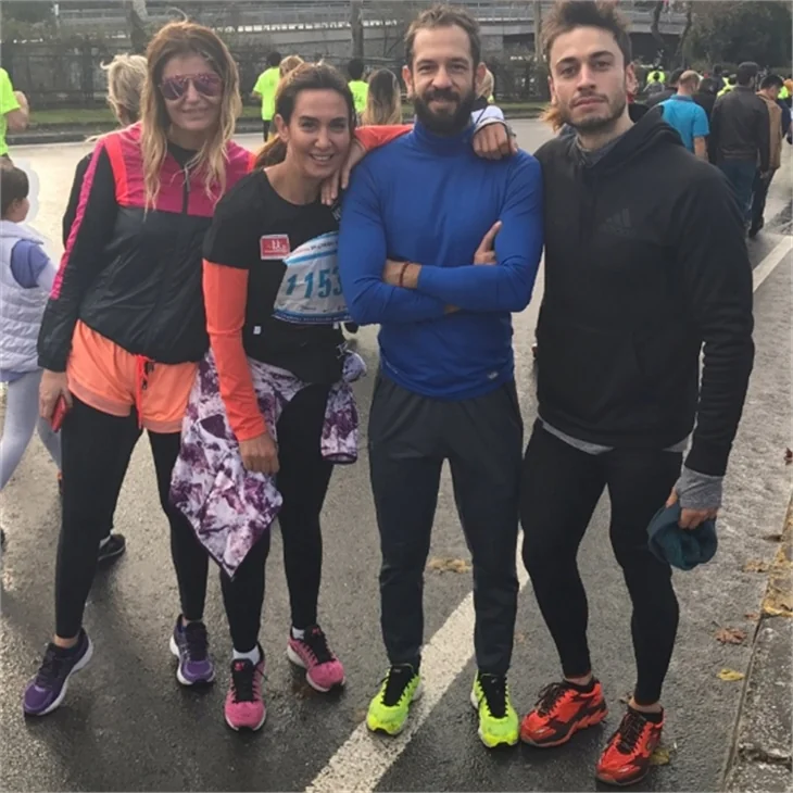 Ünlüler 38. İstanbul Maratonu'nda..