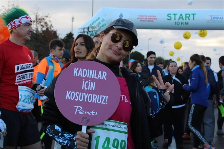 Ünlüler 38. İstanbul Maratonu'nda..