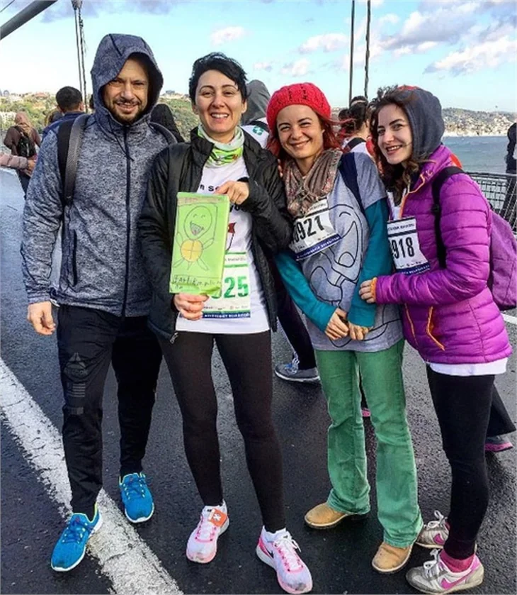 Ünlüler 38. İstanbul Maratonu'nda..
