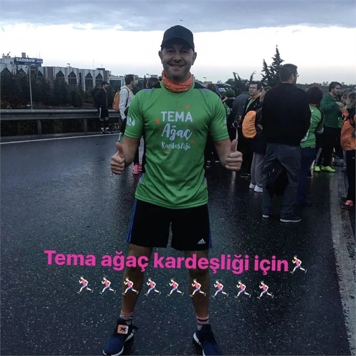 Ünlüler 38. İstanbul Maratonu'nda..