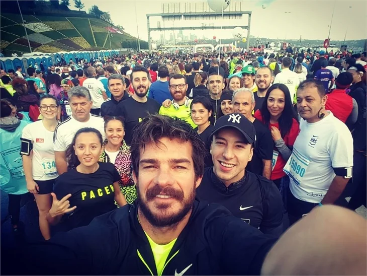 Ünlüler 38. İstanbul Maratonu'nda..