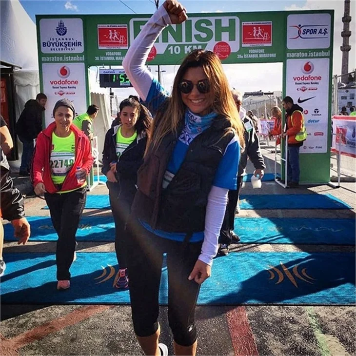 Ünlüler 38. İstanbul Maratonu'nda..