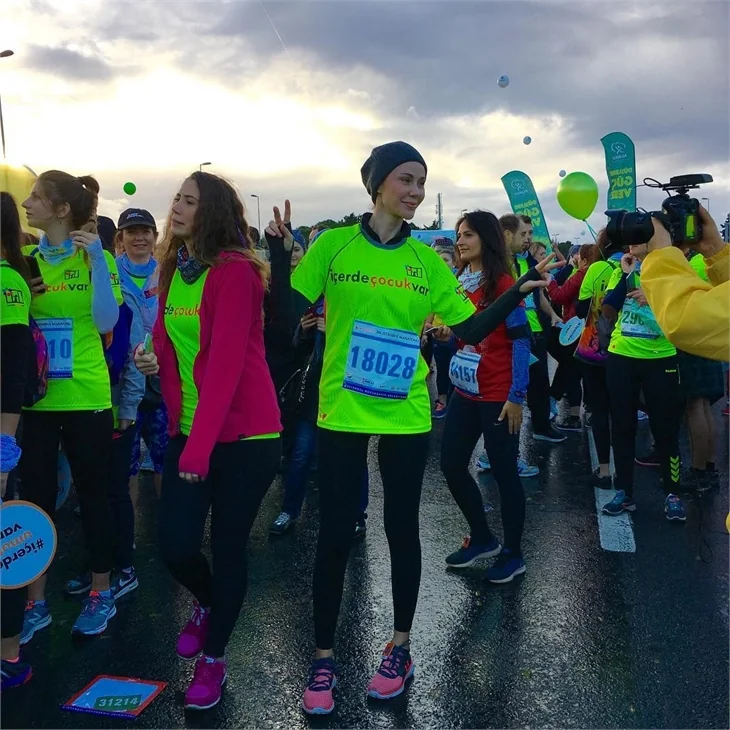 Ünlüler 38. İstanbul Maratonu'nda..