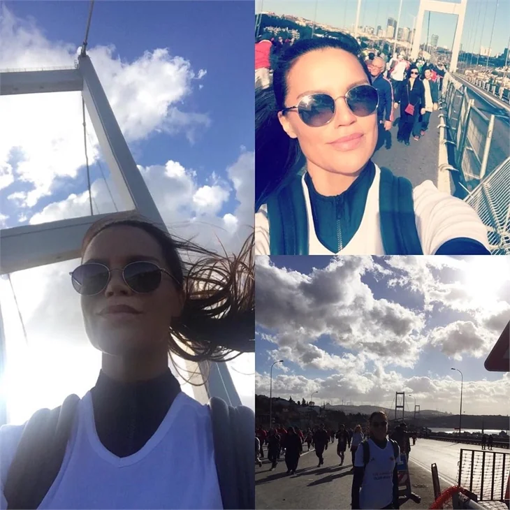 Ünlüler 38. İstanbul Maratonu'nda..
