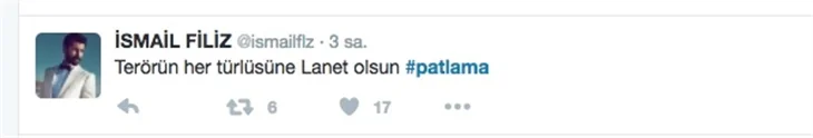 Teröre lanet okudular!
