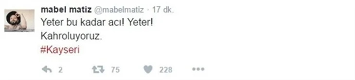 Kayseri'deki patlama ünlüleri isyan ettirdi